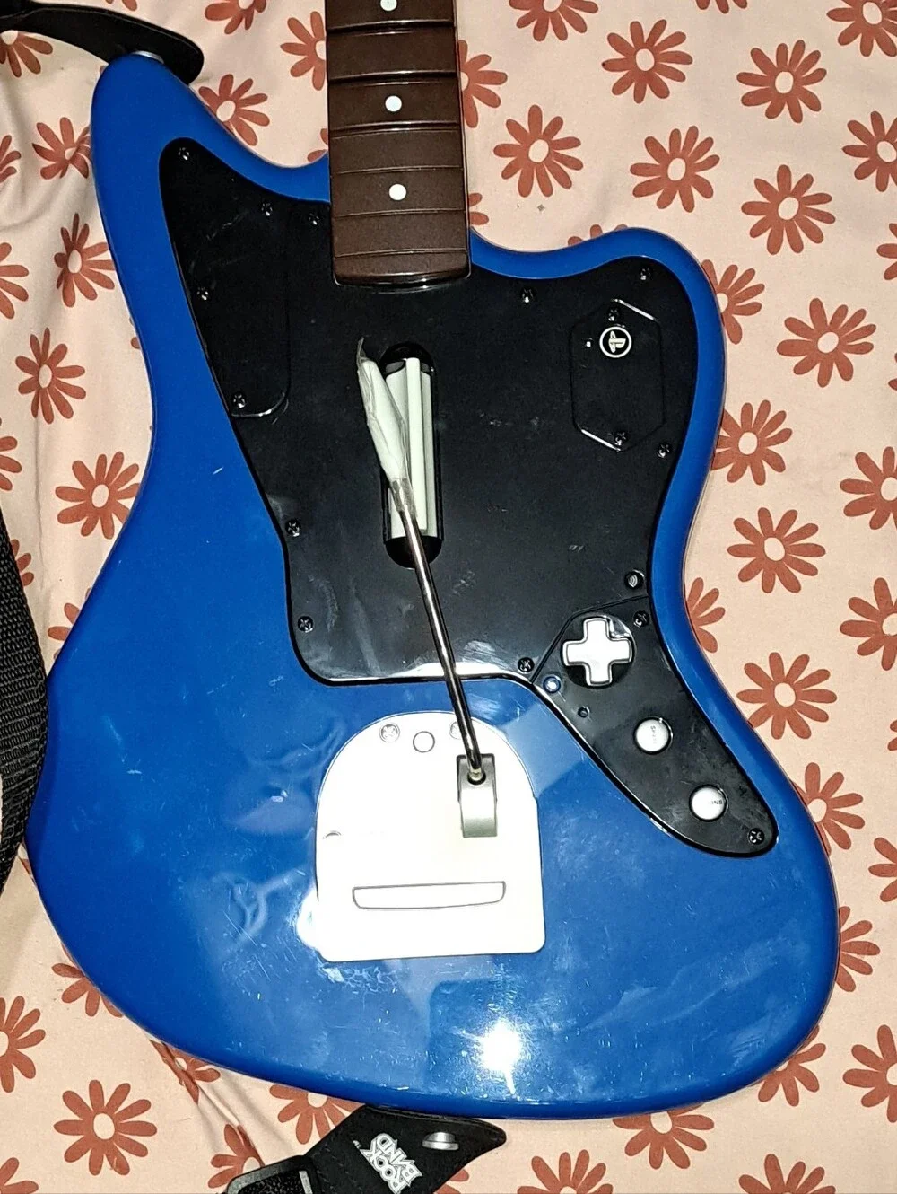 Fender Electric Guitar Controller in Bright Blue and Black